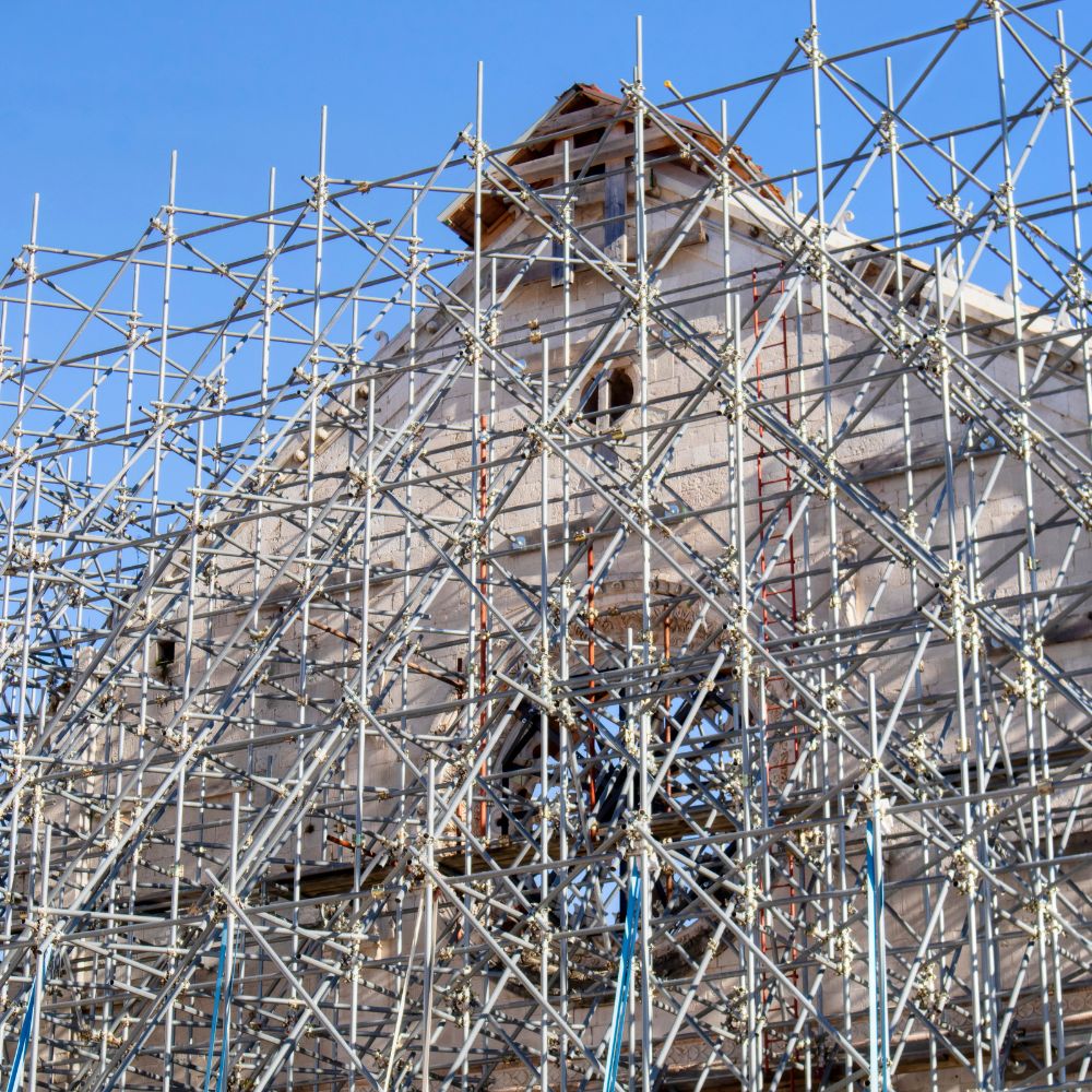 Cuplock scaffolding safety checklist detailed on Bladez scaffolding gear, ready for site use